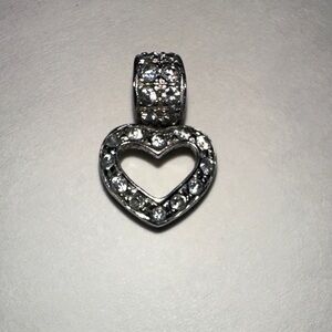Elegant Silver Heart Pendant